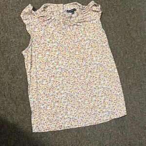 Adrianna Papell sleeveless floral top size M
